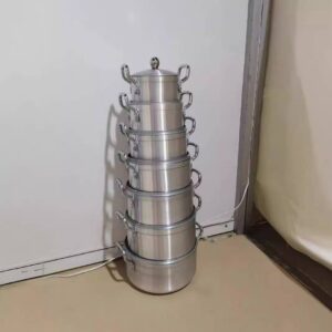 7 pcs Aluminum set of pot