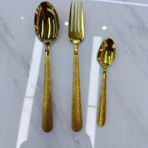 GOLDEN SPOON/FORK (IMPORTED)